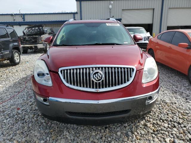 5GALVBED1AJ192354 - 2010 BUICK ENCLAVE CXL RED photo 5
