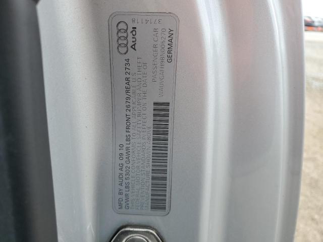 WAUVGAFH9BN005270 - 2011 AUDI S5 PRESTIGE 银色 照片 12