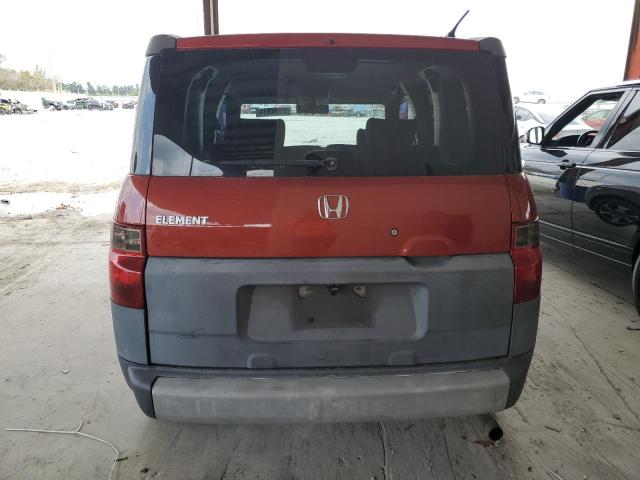 5J6YH285X3L027906 - 2003 HONDA ELEMENT EX BURGUNDY photo 6