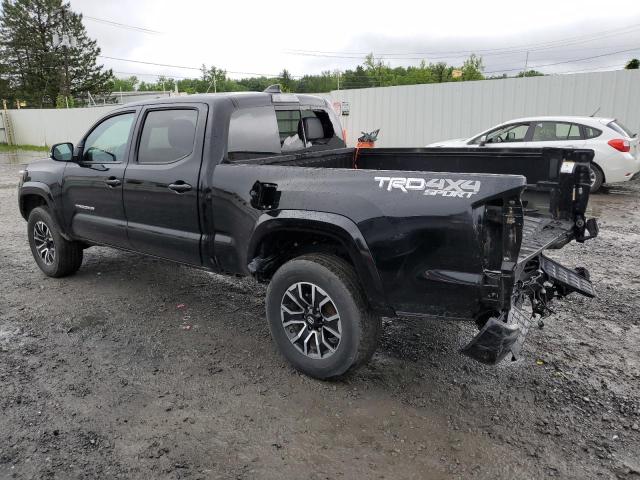 3TYDZ5BN5MT001245 - 2021 TOYOTA TACOMA DOUBLE CAB BLACK photo 2