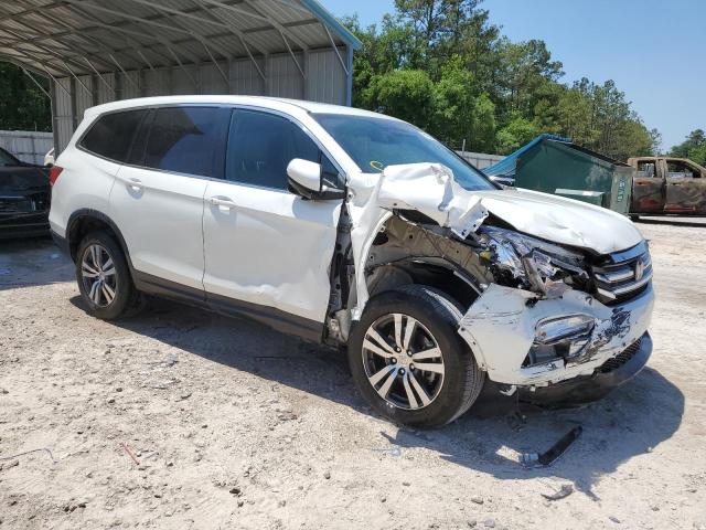 5FNYF5H68HB013342 - 2017 HONDA PILOT EXL WHITE photo 4