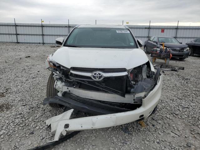 5TDJKRFH4GS260277 - 2016 TOYOTA HIGHLANDER XLE WHITE photo 5