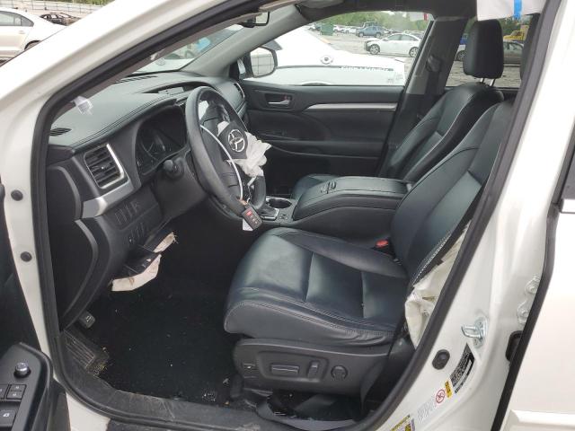 5TDJKRFH4GS260277 - 2016 TOYOTA HIGHLANDER XLE WHITE photo 7