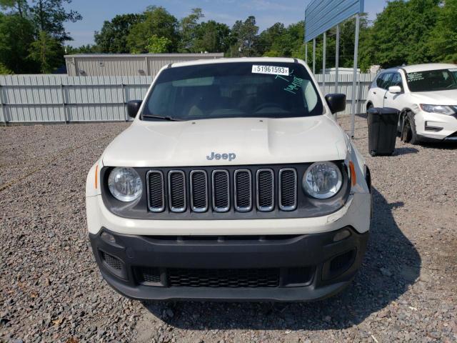 ZACCJAAH0HPF42984 - 2017 JEEP RENEGADE SPORT WHITE photo 5