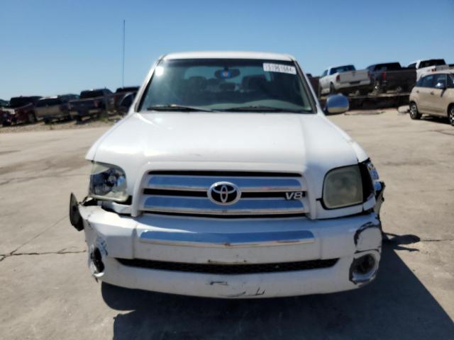 5TBET34176S509261 - 2006 TOYOTA TUNDRA DOUBLE CAB SR5 WHITE photo 5