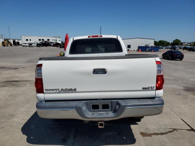 5TBET34176S509261 - 2006 TOYOTA TUNDRA DOUBLE CAB SR5 WHITE photo 6