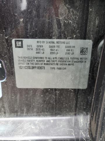 1G11C5SL0FF183673 - 2015 CHEVROLET MALIBU 1LT 紫色 照片 12