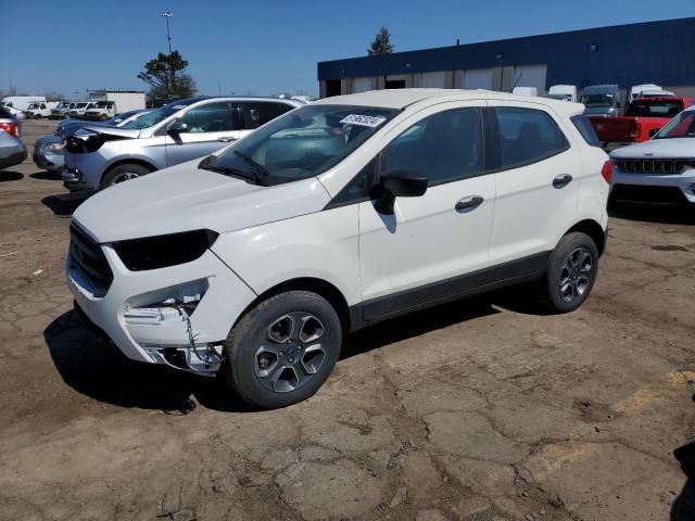 MAJ6S3FL6LC394717 - 2020 FORD ECOSPORT S WHITE photo 1