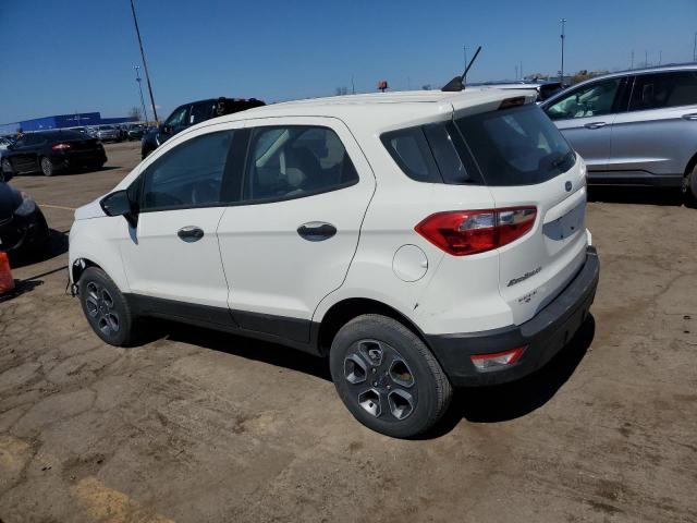 MAJ6S3FL6LC394717 - 2020 FORD ECOSPORT S WHITE photo 2