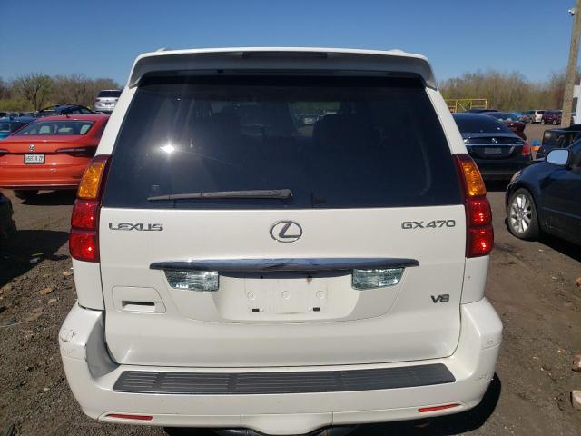 JTJBT20X770140062 - 2007 LEXUS GX 470 WHITE photo 6