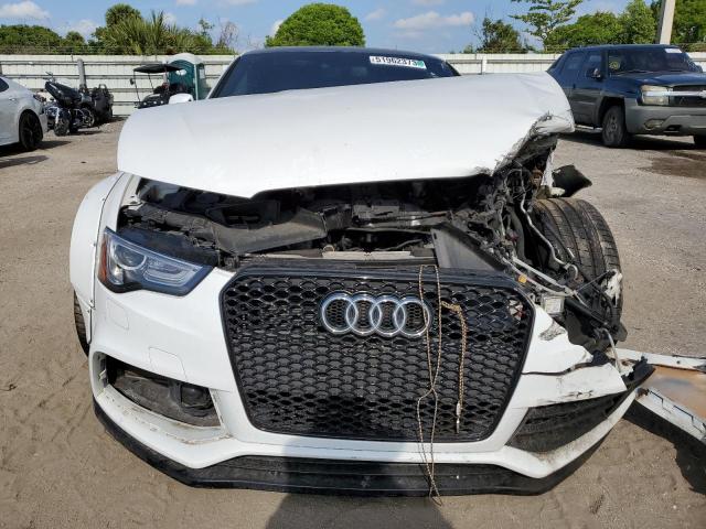 WUAC6AFR1EA900515 - 2014 AUDI RS5 WHITE photo 5