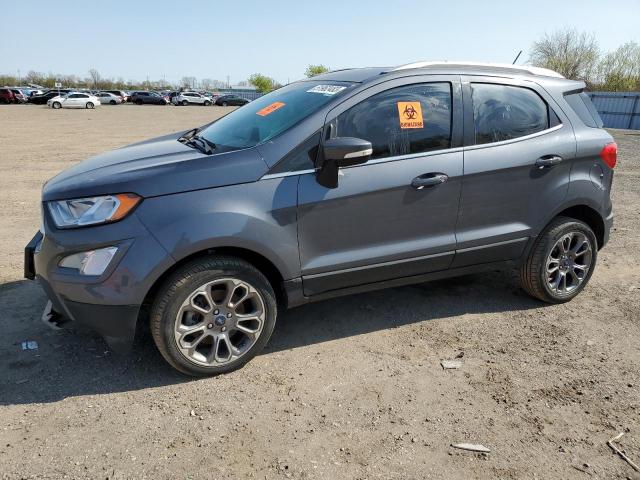 MAJ6S3KLXKC259213 - 2019 FORD ECOSPORT TITANIUM GRAY photo 1