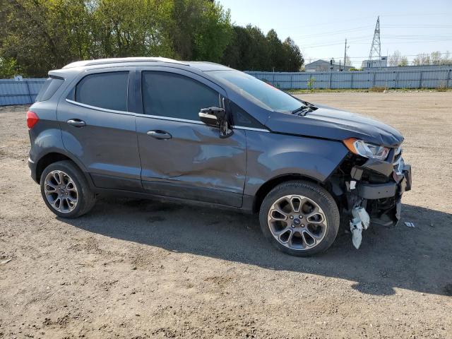 MAJ6S3KLXKC259213 - 2019 FORD ECOSPORT TITANIUM GRAY photo 4