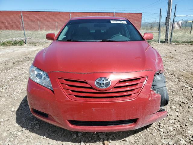 4T1BE46K49U351005 - 2009 TOYOTA CAMRY BASE RED photo 5