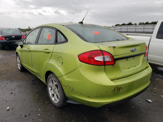 3FADP4CJ1BM221802 - 2011 FORD FIESTA SEL GREEN photo 3