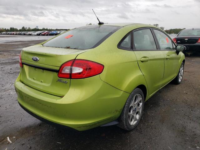 3FADP4CJ1BM221802 - 2011 FORD FIESTA SEL GREEN photo 4