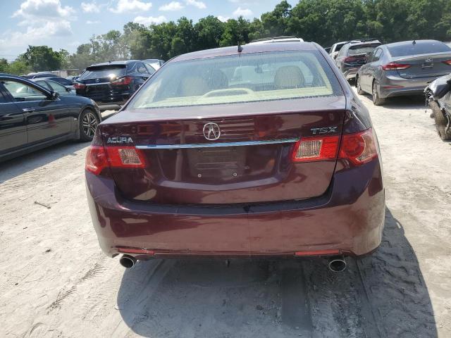 JH4CU2F61CC003564 - 2012 ACURA TSX TECH MAROON photo 6