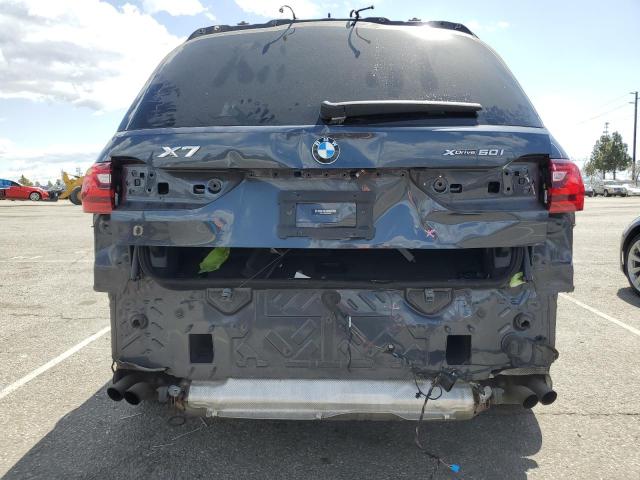 5UXCX4C59KLS38632 - 2019 BMW X7 XDRIVE50I GRAY photo 6