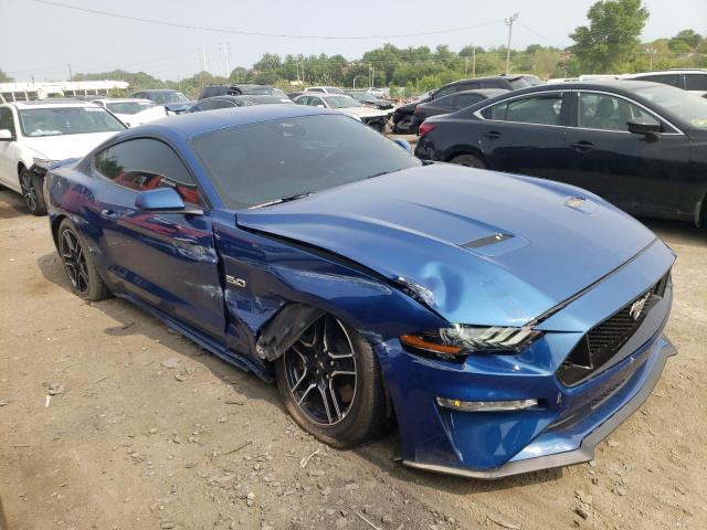 1FA6P8CF7N5112427 - 2022 FORD MUSTANG GT BLUE photo 4