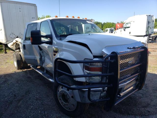 1FTXW43R98EC09038 - 2008 FORD F450 SUPER DUTY WHITE photo 1