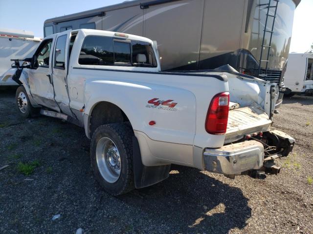 1FTXW43R98EC09038 - 2008 FORD F450 SUPER DUTY WHITE photo 3