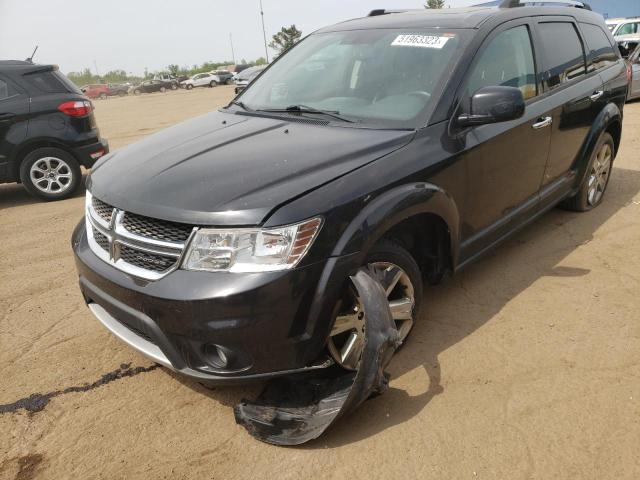 3C4PDDDG0CT181688 - 2012 DODGE JOURNEY CREW BLACK photo 1