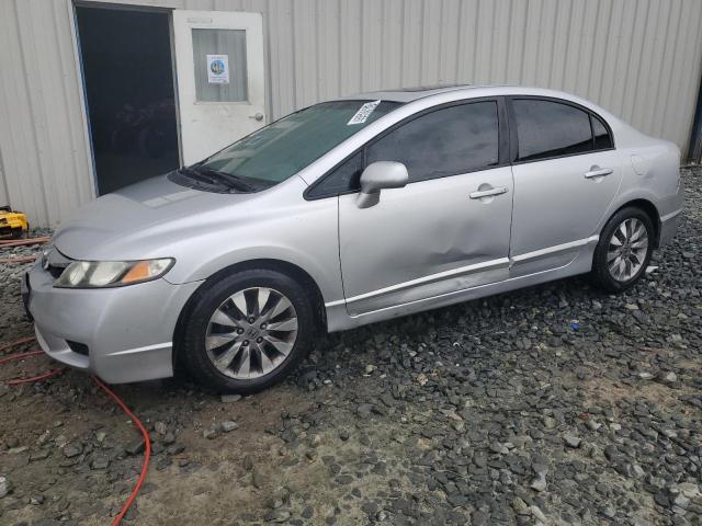 1HGFA16909L002217 - 2009 HONDA CIVIC EXL SILVER photo 1