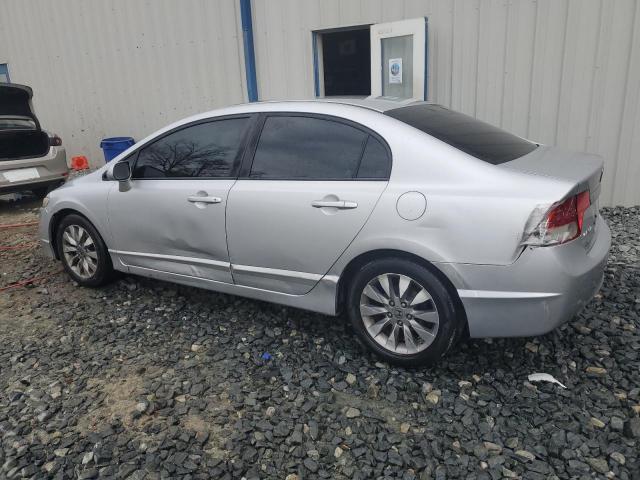1HGFA16909L002217 - 2009 HONDA CIVIC EXL SILVER photo 2