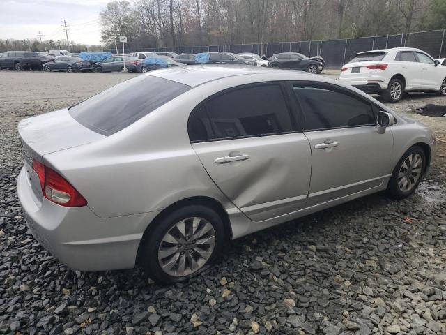 1HGFA16909L002217 - 2009 HONDA CIVIC EXL SILVER photo 3