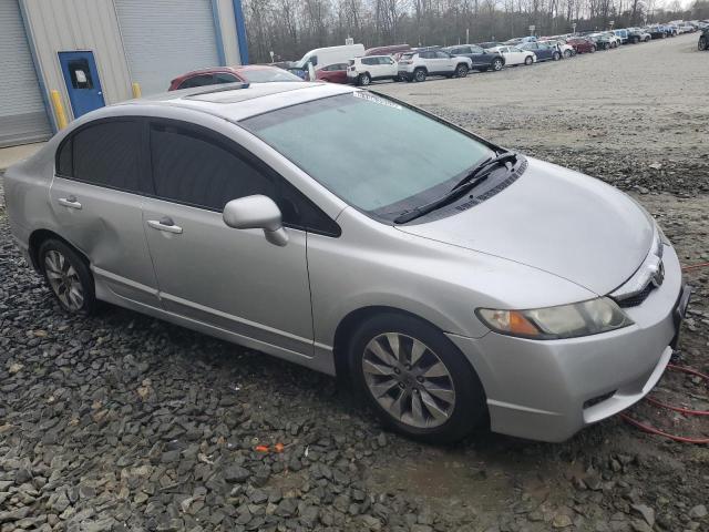 1HGFA16909L002217 - 2009 HONDA CIVIC EXL SILVER photo 4