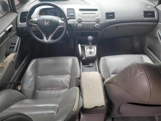 1HGFA16909L002217 - 2009 HONDA CIVIC EXL SILVER photo 8