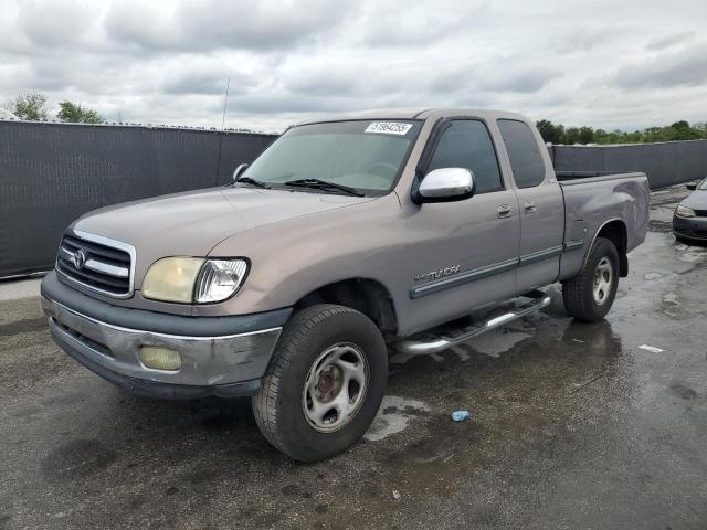 5TBRN34112S273454 - 2002 TOYOTA TUNDRA ACCESS CAB SR5 GRAY photo 1