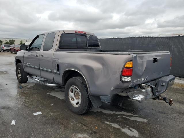 5TBRN34112S273454 - 2002 TOYOTA TUNDRA ACCESS CAB SR5 GRAY photo 2
