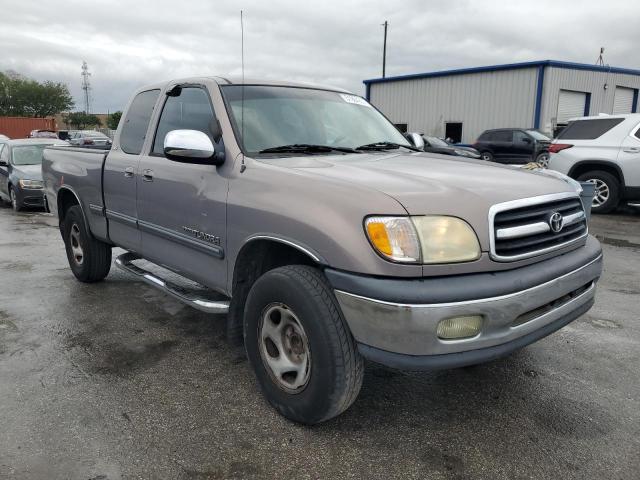 5TBRN34112S273454 - 2002 TOYOTA TUNDRA ACCESS CAB SR5 GRAY photo 4