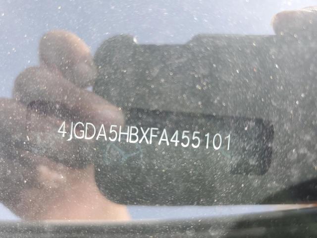4JGDA5HBXFA455101 - 2015 MERCEDES-BENZ ML 350 4MATIC WHITE photo 12