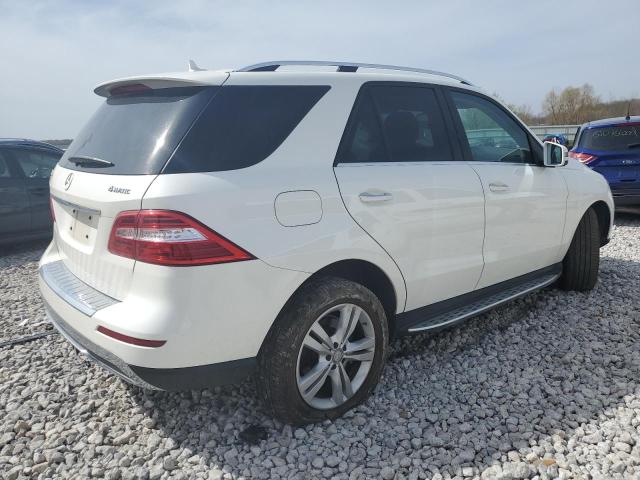 4JGDA5HBXFA455101 - 2015 MERCEDES-BENZ ML 350 4MATIC WHITE photo 3