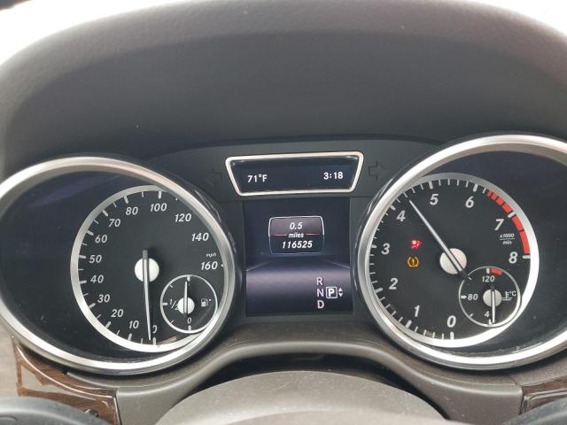 4JGDA5HBXFA455101 - 2015 MERCEDES-BENZ ML 350 4MATIC WHITE photo 9