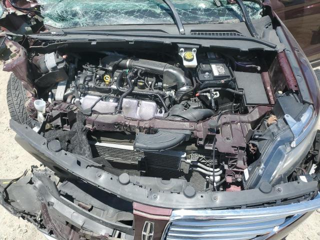 5LMCJ2D94HUL51571 - 2017 LINCOLN MKC SELECT Բորդո լուսանկար 12