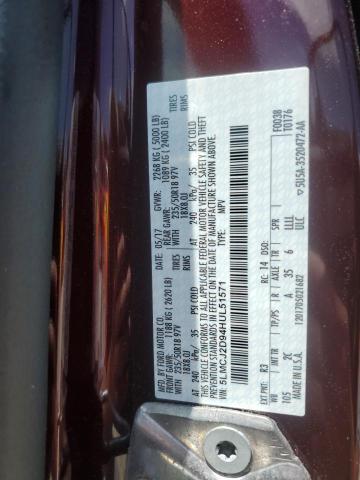 5LMCJ2D94HUL51571 - 2017 LINCOLN MKC SELECT Բորդո լուսանկար 13