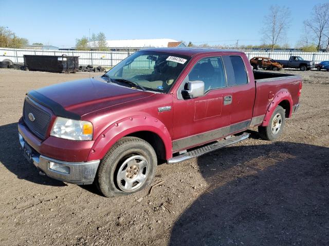 1FTPX14525NA52827 - 2005 FORD F150 RED photo 1
