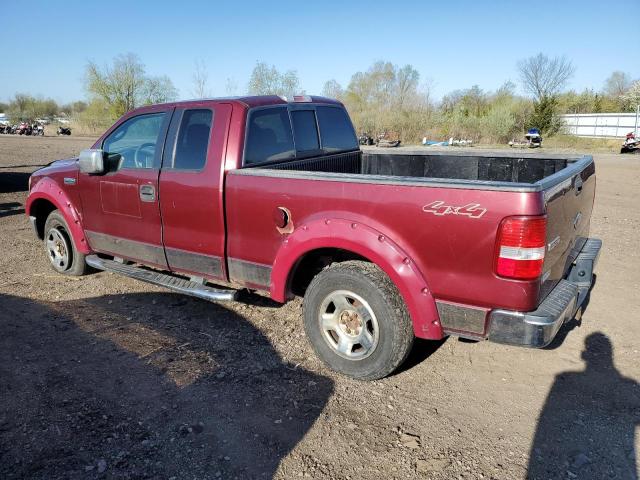 1FTPX14525NA52827 - 2005 FORD F150 RED photo 2