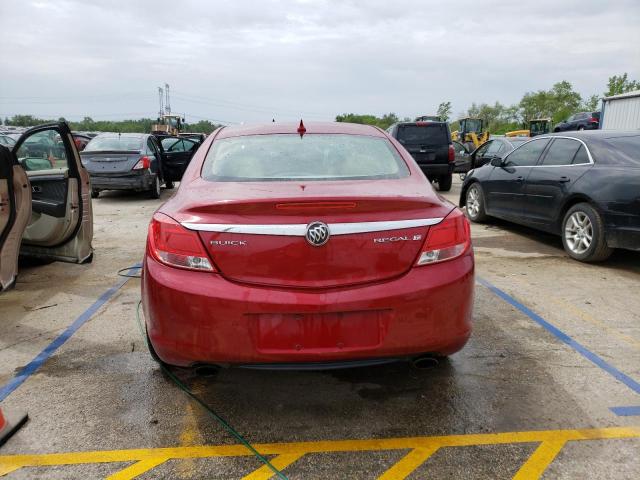 2G4GS5EV0C9214907 - 2012 BUICK REGAL PREMIUM RED photo 6