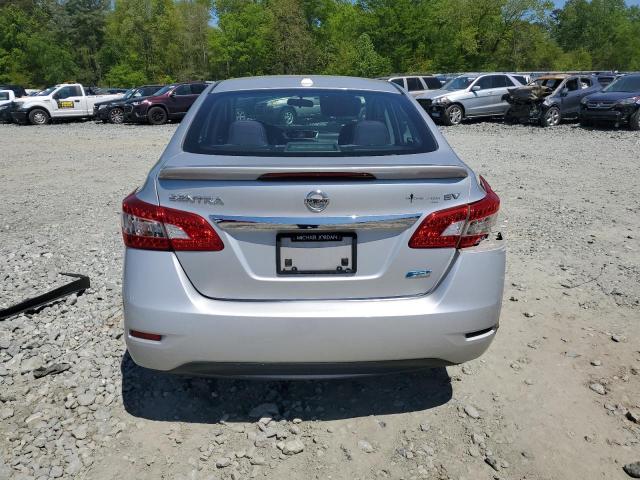 3N1AB7AP2EY206939 - 2014 NISSAN SENTRA S GRAY photo 6