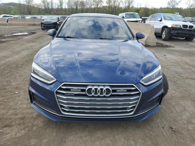 WAUENCF5XJA098796 - 2018 AUDI A5 PREMIUM PLUS S-LINE BLUE photo 5