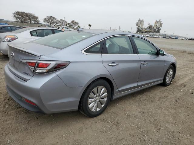 KMHE24L10HA048577 - 2017 HYUNDAI SONATA HYBRID SILVER photo 3