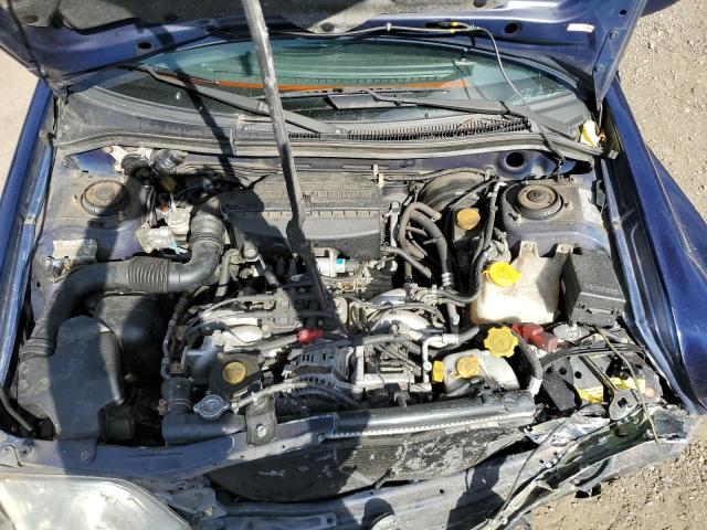 JF1SF65531H742917 - 2001 SUBARU FORESTER S BLUE photo 11