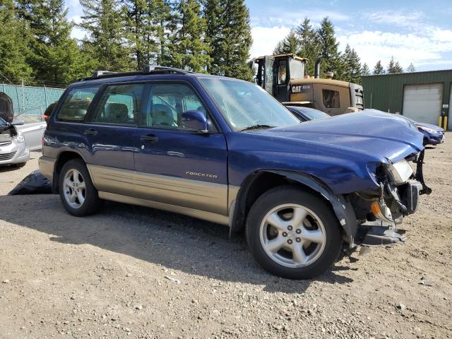 JF1SF65531H742917 - 2001 SUBARU FORESTER S BLUE photo 4