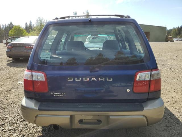 JF1SF65531H742917 - 2001 SUBARU FORESTER S BLUE photo 6