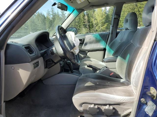 JF1SF65531H742917 - 2001 SUBARU FORESTER S BLUE photo 7