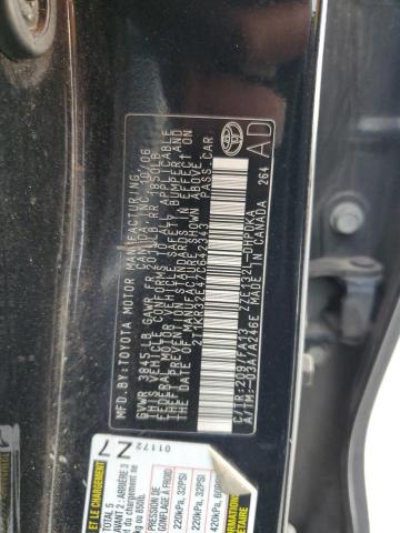 2T1KR32E47C642343 - 2007 TOYOTA COROLLA MA XR BLACK photo 12